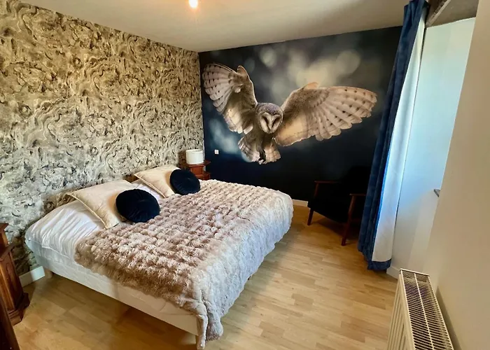 Chouette Et Hibou 30 Pers 2 Jacuzzi, Billard 度假居 Quibou