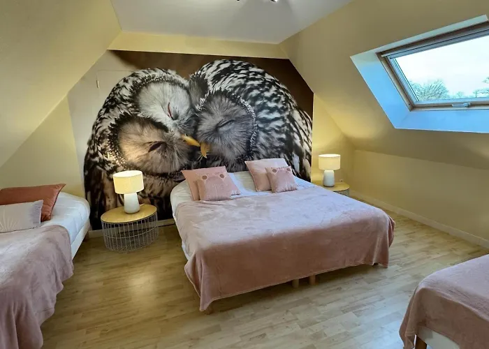 度假居 Chouette Et Hibou 30 Pers 2 Jacuzzi, Billard