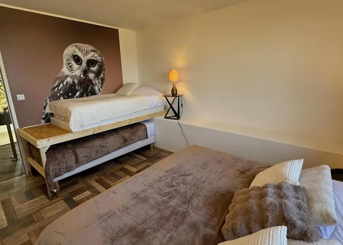 Chouette Et Hibou 30 Pers 2 Jacuzzi, Billard 度假居 *