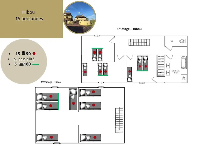 La Clef Decamp Chouette&hibou 30 Pers 2 Jacuzzi, Billard Holiday home *